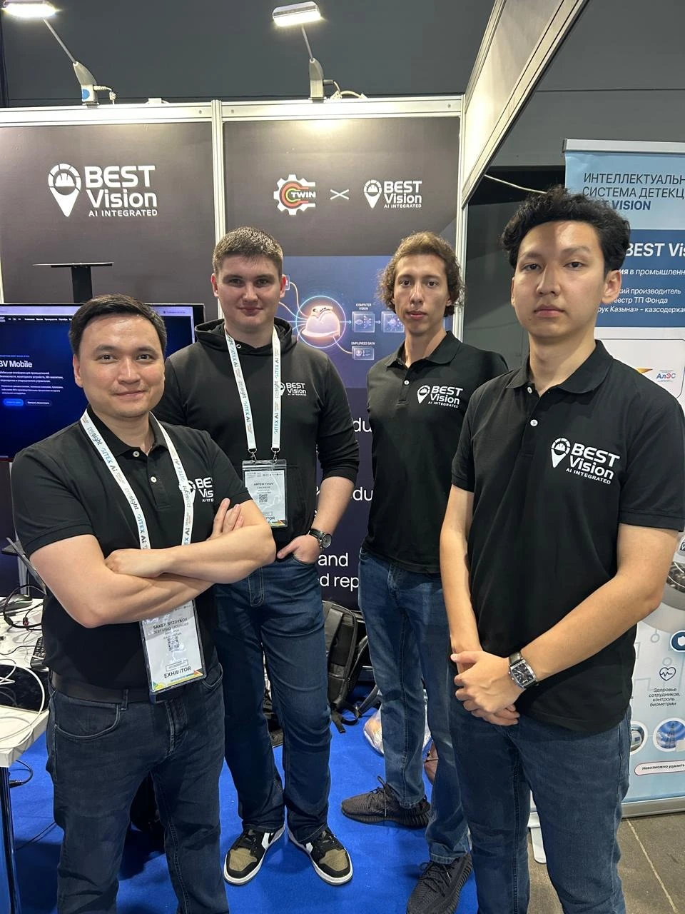 Команда Best Vision Technologies на выставке GITEX AI в Алматы